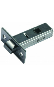 Защёлка межкомнатная BUSSARE L6-45 CHROME (хром блестящий, металлический язычок)