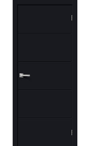 Межкомнатная дверь Граффити-1.Д, цвет Total Black